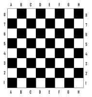 Tablero de ajedrez sin piezas